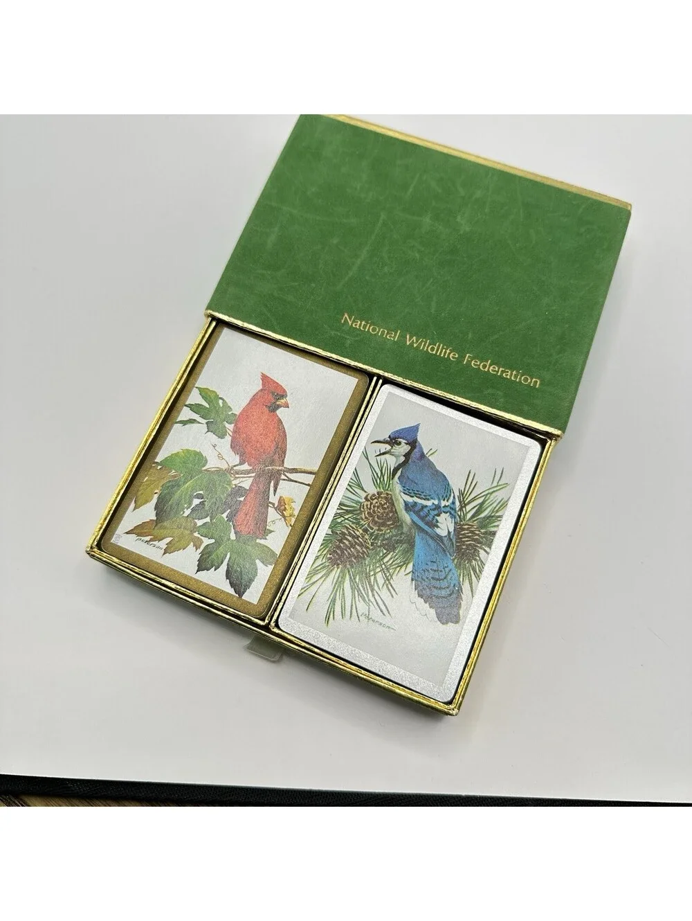 Vintage National Wildlife Federation Playing Cards Sealed Cardinal Chickadee